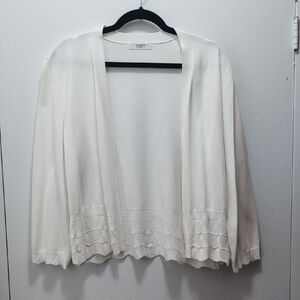 Suzy Shier Cream Women's Cardigan